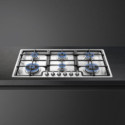 Smeg 90cm Classic Gas Cooktop PGA962