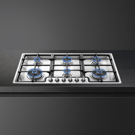 Smeg 90cm Classic Gas Cooktop PGA962