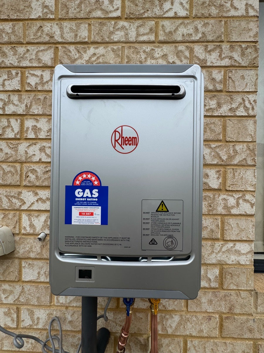 rheem 16 litre installed 