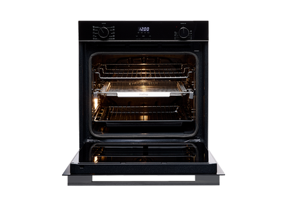 Technika 60cm 10 Function Built-in Oven with Steam Bake & Air Fry TO6010ATB
