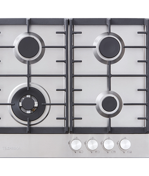Technika 60cm Stainless Steel Gas Cooktop TGC6GX