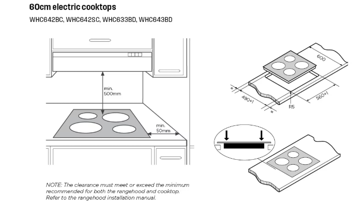 Westinghouse 60cm Ceramic Cooktop WHC642BC