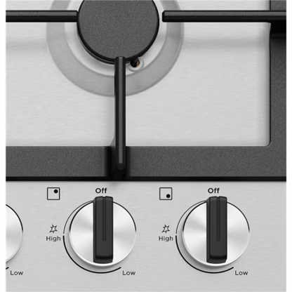 Westinghouse 60cm Gas Cooktop - Stainless Steel WHG644SC