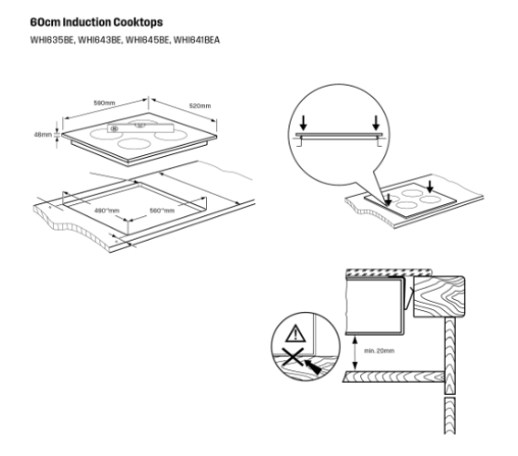 Westinghouse Premium Package | Induction & Pyrolytic Oven 60cm | With Installation