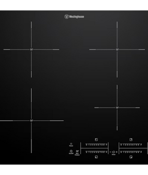 Westinghouse 60cm 4 Zone Induction Cooktop WHI643BE