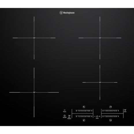 Westinghouse 60cm 4 Zone Induction Cooktop WHI643BE