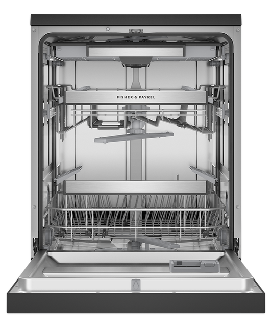 Fisher & Paykel Freestanding Dishwasher Black Stainless Steel