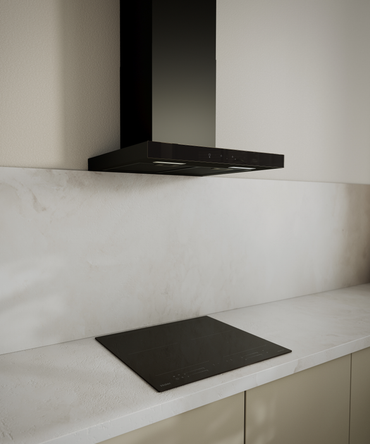 Haier 60cm 600 Series Box Chimney Canopy Rangehood HC60BMB2