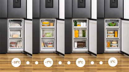 Haier 463L 600 Series Quad Door Refrigerator HRF530YS