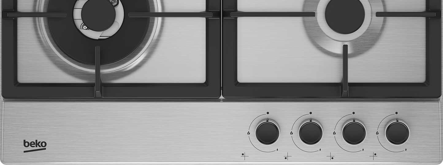 Beko 60cm Gas Cooktop BCT60GX1